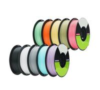 Filamento para Impresoras 3D 3/5/10 PCS PLA 1.75mm Filamento de impresora 3D for K1 MAX/ K1C(10KG Mix Color)