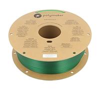 Filamento PB01033: PET-G 1,75mm semitransparente, verde 230-240°C 1kg POLYMAKER
