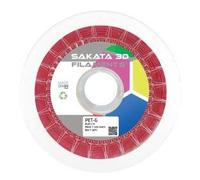 Filamento PETG Impresora 3D Marca Sakata 3D Color Ambar 1,75 mm 1Kg rojo