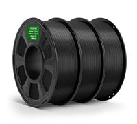 Filamento PETG Pro Negro DEEPLEE 3kg para Impresoras 3D 1,75mm con Resistencia Mejorada y Tenacidad a los Agentes Atmosféricos, Compatible con la Mayoría de Impresoras 3D FDM