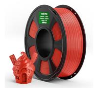 Filamento PETG Pro Rojo DEEPLEE 1kg para Impresoras 3D 1,75mm con Resistencia Mejorada y Tenacidad a los Agentes Atmosféricos, Compatible con la Mayoría de Impresoras 3D FDM