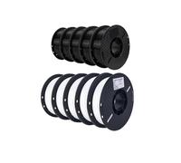 Filamento PLA/ABS/PETG De 10 Kg, 1,75 Mm, Negro, Blanco Y Gris, 10 Rollos De Plástico PLA, ABS Y PETG For Impresora 3D, Compatible con Kingroon.(PLA 10kg Mix)
