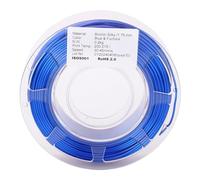 Filamento PLA de seda de dos colores, azul, rojo violáceo, 1,75 mm, 200 g, para impresora 3D