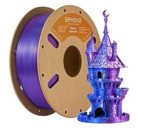 Filamento PLA ERYONE Dual Zweifarbig de 1,75 mm, filamento Drucker 3D de 1 kg +/- 0,03 mm, morado y azul