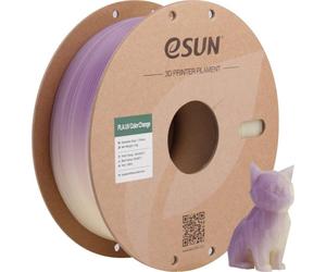 Filamento PLA eSUN PLA-UV Cambio Color Violeta 1,75 mm Fotocrómico Fácil Impresión