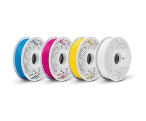 Filamento PLA Fiberlogy Easy CMYK Bundle Blanco Amarillo Rosa Azul 1,75 mm Set Creativo