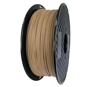 Filamento PLA for impresora 3D con apariencia de madera, 1,75 mm, 1 kg - Muestra de material for impresión 3D en colores madera clara y oscura(Dark wood)