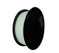 Filamento PLA for impresora 3D que brilla en la oscuridad, 1,75 mm, material de sublimación for impresión 3D, 1 kg, blanco luminoso, arcoíris, verde luciérnaga(White 1000g)