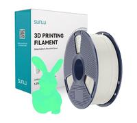 Filamento PLA Glow-in-the-Dark Sunlu PLA Glow W-G Blanco-Verde 1,75 mm Precisión