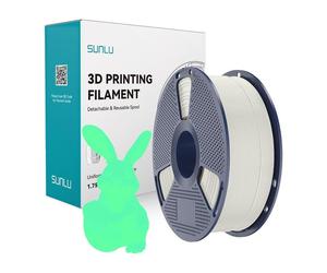 Filamento PLA Glow-in-the-Dark Sunlu PLA Glow W-G Blanco-Verde 1,75 mm Precisión