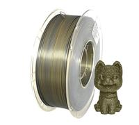 Filamento PLA - Impresora 3D De 7,7 Pulgadas | Filamento Negro | Material De PLA Sedoso - Filamentos De Cambio De Color Para Impresoras 3D, Alta Resistencia, Superficie Suave Y Calidad De Impresión