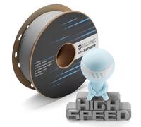 Filamento PLA mate de alta velocidad SainSmart GT-3 de 1,75 mm para impresora 3D de alto flujo, color gris, bobina de 1 kg (2,2 lb), precisi n di