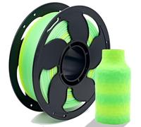 Filamento PLA mate degradado arcoíris de verano de 1.75 mm que ofrece filamento de impresora 3D de alta intensidad, filamento de impresión 3D PLA mejorado de dureza de 1 kg (2.2 libras), bobina