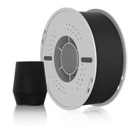 Filamento PLA Mate para Impresora 3D 1.75mm Precisión Dimensional +/- 0.03mm,Alta Velocidad&Filamento de Impresión Fácil Compatible with Bambu Lab All Impresoras 3D-1kg Spool(2.2lbs)-Negro