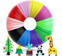 Filamento PLA para Bolígrafo 3D, 10 Colores Lapiz 3D 1,75mm Filamento, 5M PLA Materiales de Impresión, para Mayoría de Pluma 3D e Impresoras 3D