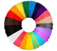 Filamento PLA para bolígrafo de impresión 3D, 20 colores, 10 m cada uno - Filamento PLA 3D de 1,75 mm para PACKGOUT, MYNT3D y DeWang