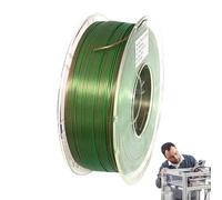 Filamento Pla para impresora 3D - Bicolor 1,75 mm, material de impresión brillante de seda, bobina de 1 kg, alta precisión, fuerte adherencia, alimentación fácil | Filamento Pla bicolor para la plupar