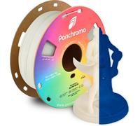 Filamento PLA Polymaker Panchroma Azul Brillante 1,75 mm Glow-in-the-Dark Fácil Impresión