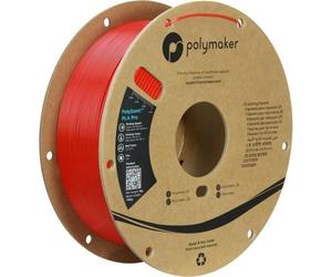 Filamento PLA Polymaker PolySonic Pro Rojo 1,75 mm Alta Velocidad Impacto ABS