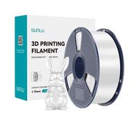 Filamento PL Silk Sunlu PL Silk Blanco 1,75 mm Brillante Fácil Impresión