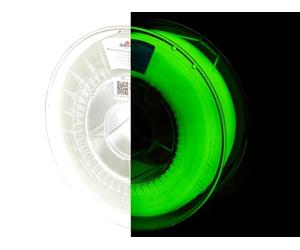 Filamento pla spectrum que brilla en la oscuridad, amarillo y verde, 1