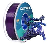 Filamento PLA Tricolor Seda 1,75mm(±0,02mm) para impresoras 3D, 1kg, 1 rollo envasado al vacío, PLA bicolor similar a la seda, Azul+Morado+Negro