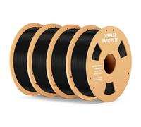 Filamento Rápido DEEPLEE PETG 1.75 mm Negro 4KG, Material 3D de Alta Velocidad 600 mm/s y Alta Resistencia al Impacto, Compatible con Impresoras FDM