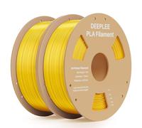 Filamento Silk PLA DEEPLEE, Tolerancia de Precisión +/- 0.02mm, Material de Impresión 3D Compatible con Impresoras FDM, Dorado2 KG