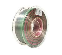Filamento Speedy para impresoras 3D, Filamento de impresión 3D con degradado arcoíris seda PLA 1,75 mm, kg(Rainbow color b)