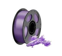 Filamento transparente PETG PLA multicolor for impresora 3D de 1,75 mm for impresora 3D Kobra 3 Combo S1C FDM(Clear-purple)