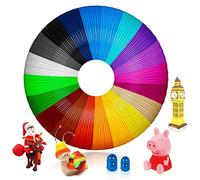 Filamentos Lapiz 3D PLA, Filamento para Bolígrafo 3D de 20 Colores, 5M Cada Uno - Paquete de Colores de Bolígrafo 3D de 1,75 mm para Niños y Adultos, 3D Pluma Filamento PLA para Impresoras 3D Pen