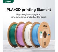 Filamentos para impresora 3D ESUN PL 1.75MM 1KG, filamento PLA Plus 3D de color mejorado para Bambu Lab Raise3D, material de impresión 3D PL CORAL ORANGE