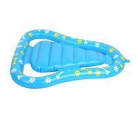 Filas flotantes para Mascotas, balsa Inflable para Piscina para Perros, balsa de PVC de 0,35 mm de Grosor con Dobles cámaras de Aire para una diversión Segura en el Agua, diseño