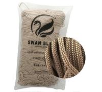 filati italiani cordini Swan Black, 500g y surtido Accesorios para bolsos (Beige)