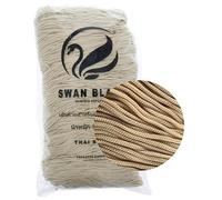 filati italiani Cordini Swan Black, 500g y surtido Accesorios para bolsos (Crema)