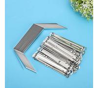 File Fasteners and Prongs Iron Binder Clip Paper Prong Fastener Binding Clamp 80mm Hole Pitch for 350Sheets A4 Paper 50pcs Paper Fasteners 2 Hole Iron Binder