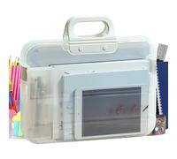 File Folders - Large Dustproof Storage Pouch, Waterproof Document Bag with Handle, Portable File Organizer, Ideal for Home School Workplace Travel Business Teacher Student