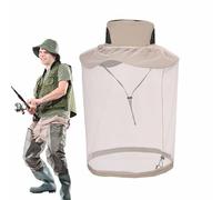 Filet De Tête Anti-mouches - Fiet De Tête Pour Mouche, Fil Et De Protection De Respirant | Doux Et Confortable,Chapeau En Fiet Multifonctionnel Avec Mentonnière Réglable Pour Le Jardinage, La Ra