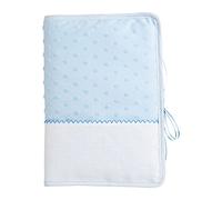 FILET - Funda para Libro Sanitaria para broder, Compatible con Carnet de Santé de l'Enfant, Made in Italy, Color Azul