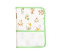 Filet - Portada para bordar animales y números, personalizable con bordado en punto de cruz, fabricada en Italia, verde