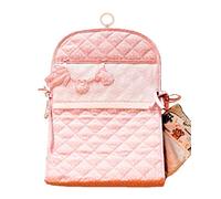 Filet - Portapañales - Porta pijama - Organizador para colgar para cambiador y dormitorio - Rosa