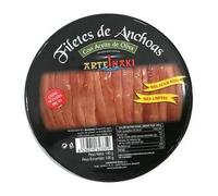 FILETES DE ANCHOA CON ACEITE DE OLIVA ARTEIÑAKI 100 G. REFRI