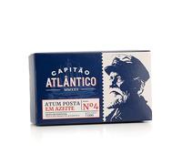 Filetes de atún en aceite de oliva, lata de 120 g, filetes de atún capturados en la naturaleza, alto en proteínas y omega-3, listo para comer, pescado enlatado al estilo mediterráneo