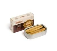 Filetes de Caballa en aceite de oliva - HERPAC Peso neto del producto 125 gr - Fuente de omega 3 y vitaminas B12 - Sabrosos y saludables - Productos de Andalucía.