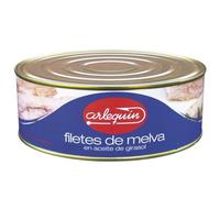 Filetes de Melva en Aceite de Girasol 900 g | Conserva de Pescado Azul | Carne Firme y Sabor Suave | Lata Grande Ideal para Hostelería, Ensaladas, Tapas y Cocina Mediterránea