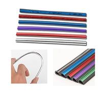 FILFEEL 10 Uds. Tira de Moldura Interior Elegante para Decoración de Aire Acondicionado de Coche de PVC Colorido