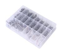 FILFEEL 1080 Unids/set M2 M3 M4 Surtido de Sujetadores con Cabeza Hexagonal de Acero Inoxidable para Coches, Camiones, Barcos y Construcción