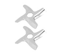 FILFEEL 2 Cuchillas de Corte para Picadora de Carne de Acero Inoxidable - Repuesto Universal para Picadora de Carne Eléctrica para STX LEM Weston Sunmile Kitchener - Cuchillas de Molienda Aptas para
