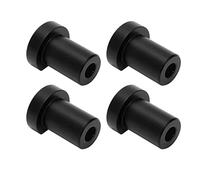 FILFEEL 4 Uds. Banco de Trabajo de 19mm, Banco para Perros, Aleación de Aluminio, Espiga de Tope para Carpintería de Alta Resistencia, (BLACK)