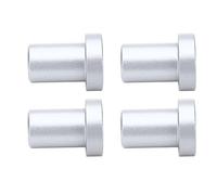 FILFEEL 4 Uds. Banco de Trabajo de 19mm, Banco para Perros, Aleación de Aluminio, Espiga de Tope para Carpintería de Alta Resistencia, (SILVER)